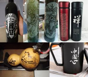 南宁隆安县酒瓶葫芦工艺品激光雕刻机